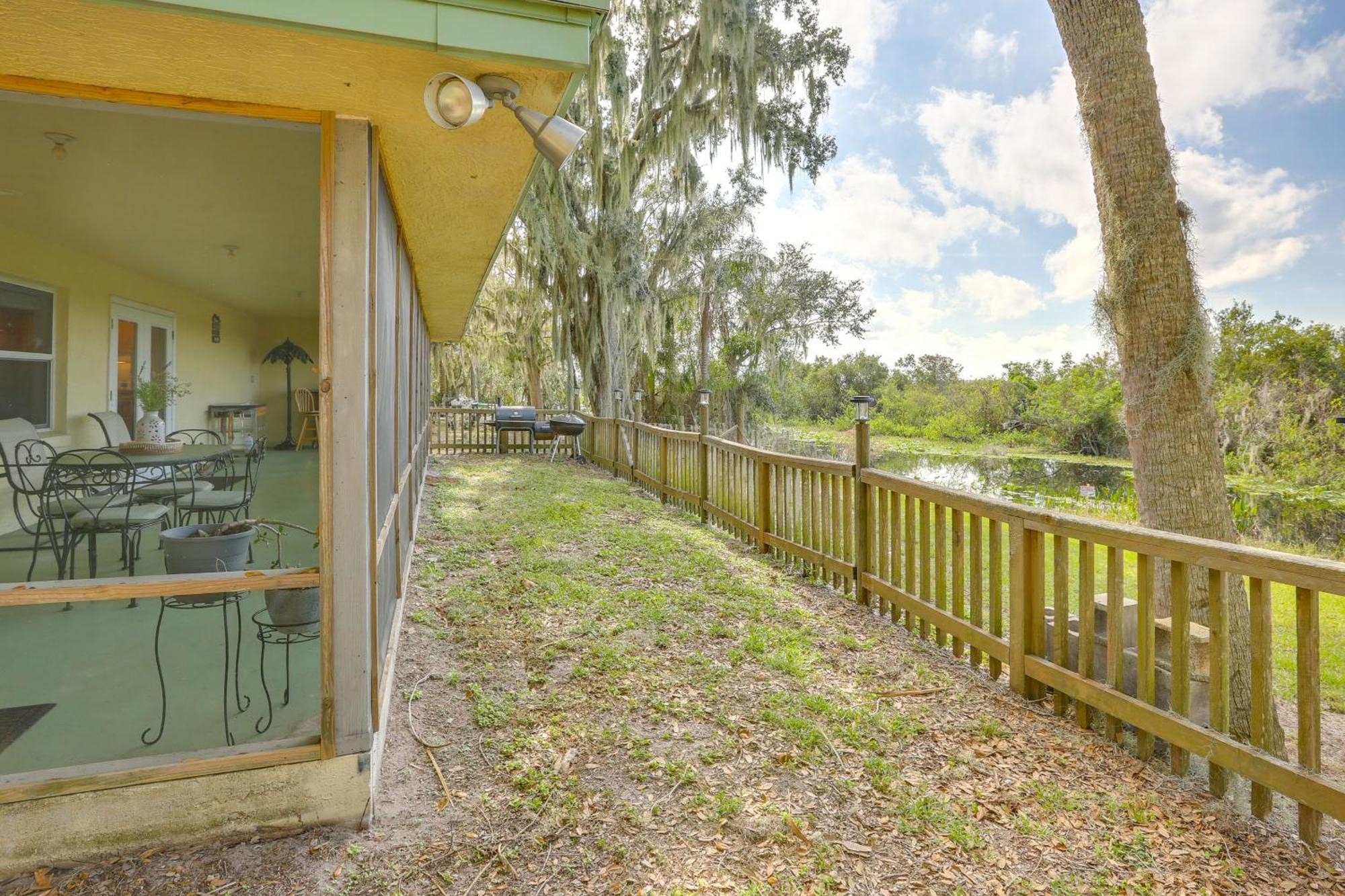 Lush Lorida Home On Lake Istokpoga سيبرينغ المظهر الخارجي الصورة